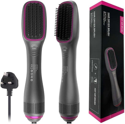 3 in 1 Hair Dryer Brush and Styler, Professional Negative Ions Air Brush, Blow Dryer Comb, Suitable for Straight and Curly Hair, Achieve Salon Styling Volume Blow Dryer Brush Hair Styler