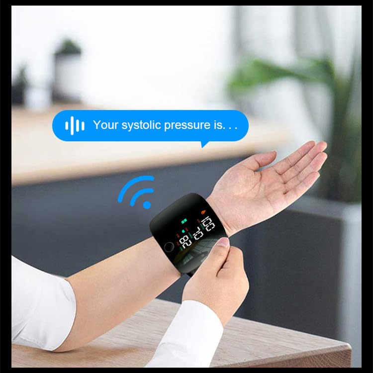 Wrist Blood Pressure Monitor LED Display, Touch Screen Wrist Blood Pressure Cuff 99x2 Reading Memory Wrist Bp Monitor