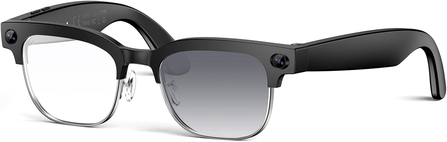 AI Smart Glasses with 4K Camera & Bluetooth 5.3 – Hands-Free POV Recording & HiFi Audio