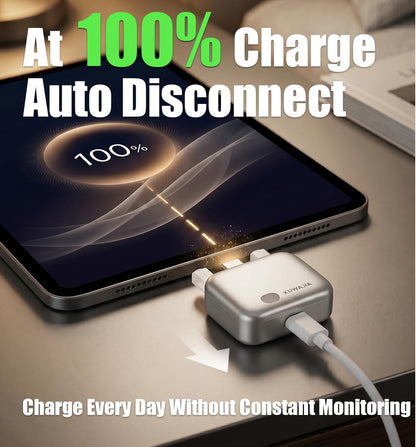 KUWAJIA Smart Auto-Stop Charging Adapter (140W) – Battery Protector & Fast Charger