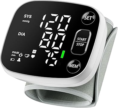 Touchscreen Dual-User Wrist BP Monitor