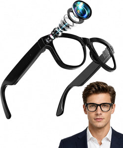 AI Smart Glasses with 4K Camera & Bluetooth 5.3 – Hands-Free POV Recording & HiFi Audio