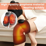 GI Fever Wireless Knee Massager with Heat & Vibration – Rechargeable Pain Relief Therapy