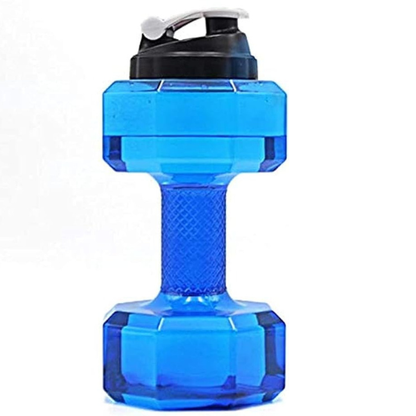 2.5L Dumbbell Shape Water Bottle, Eco Sports Fitness Exercise Water Jug for Gym Rose, SSZ194-BL