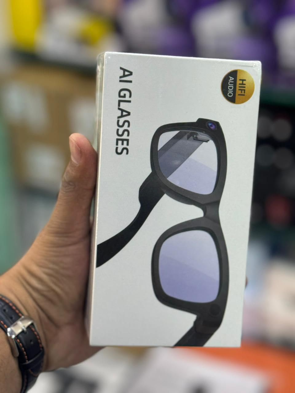 AI Smart Glasses with 4K Camera & Bluetooth 5.3 – Hands-Free POV Recording & HiFi Audio
