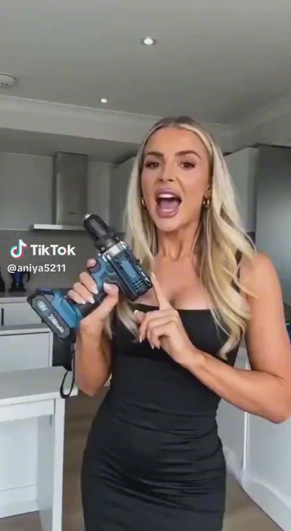 18V Brushless Cordless Drill Set, 2-Speed