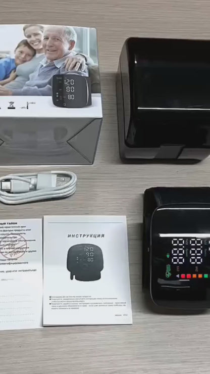 Touchscreen Dual-User Wrist BP Monitor