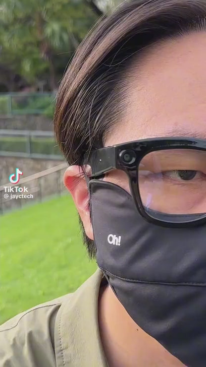 AI Smart Glasses with 4K Camera & Bluetooth 5.3 – Hands-Free POV Recording & HiFi Audio