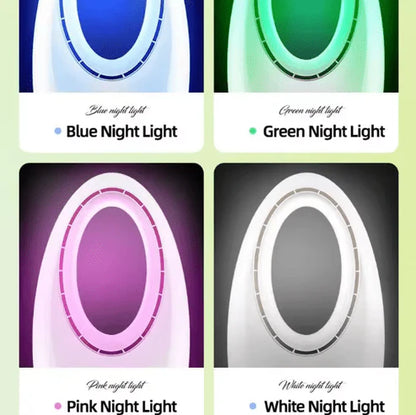 Bladeless Fan Table Fan With 4 LED Night Light Rechargeable Battery 3 Speeds Touch Control Portable Desk Fan Tower Fan With Remote Control Cooling Fan With Touch Control Floor Fan TB-960